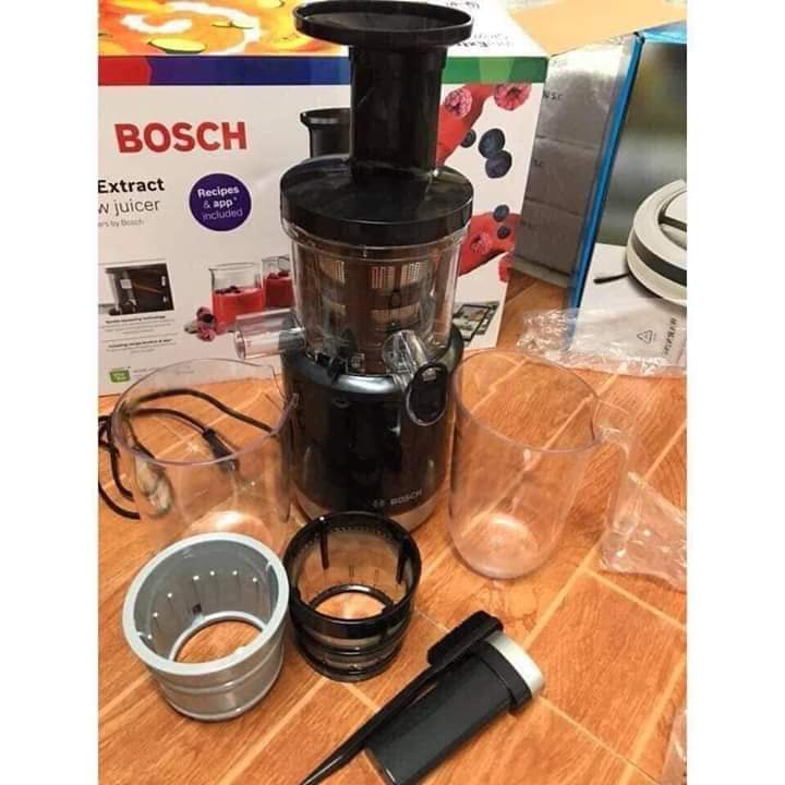 MÁY ÉP CHẬM BOSCH MESM731M 2 Lưới Lọc và 1 Lưới làm kem