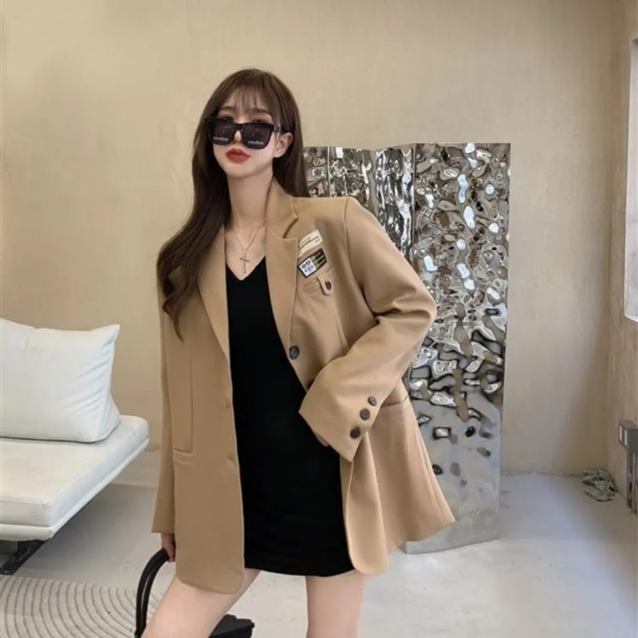 Áo Vet's Blazer Nữ Hàng Quảng Châu