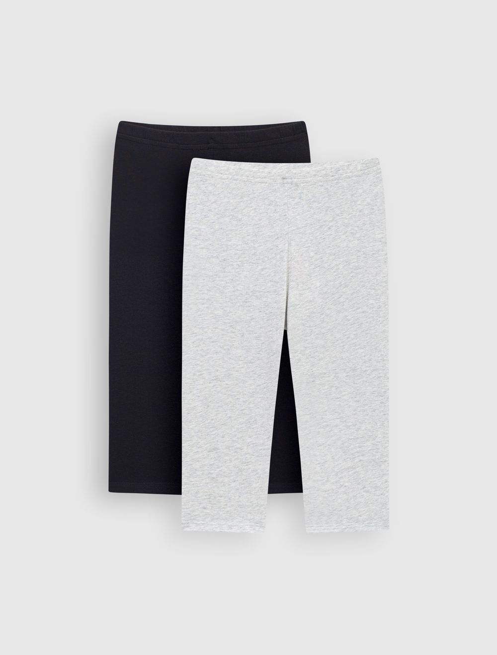 Pack 2 quần mặc nhà bé gái CANIFA Quần mặc nhà chất liệu cotton co giãn cạp chun quần lửng phom ôm 1LA23S008
