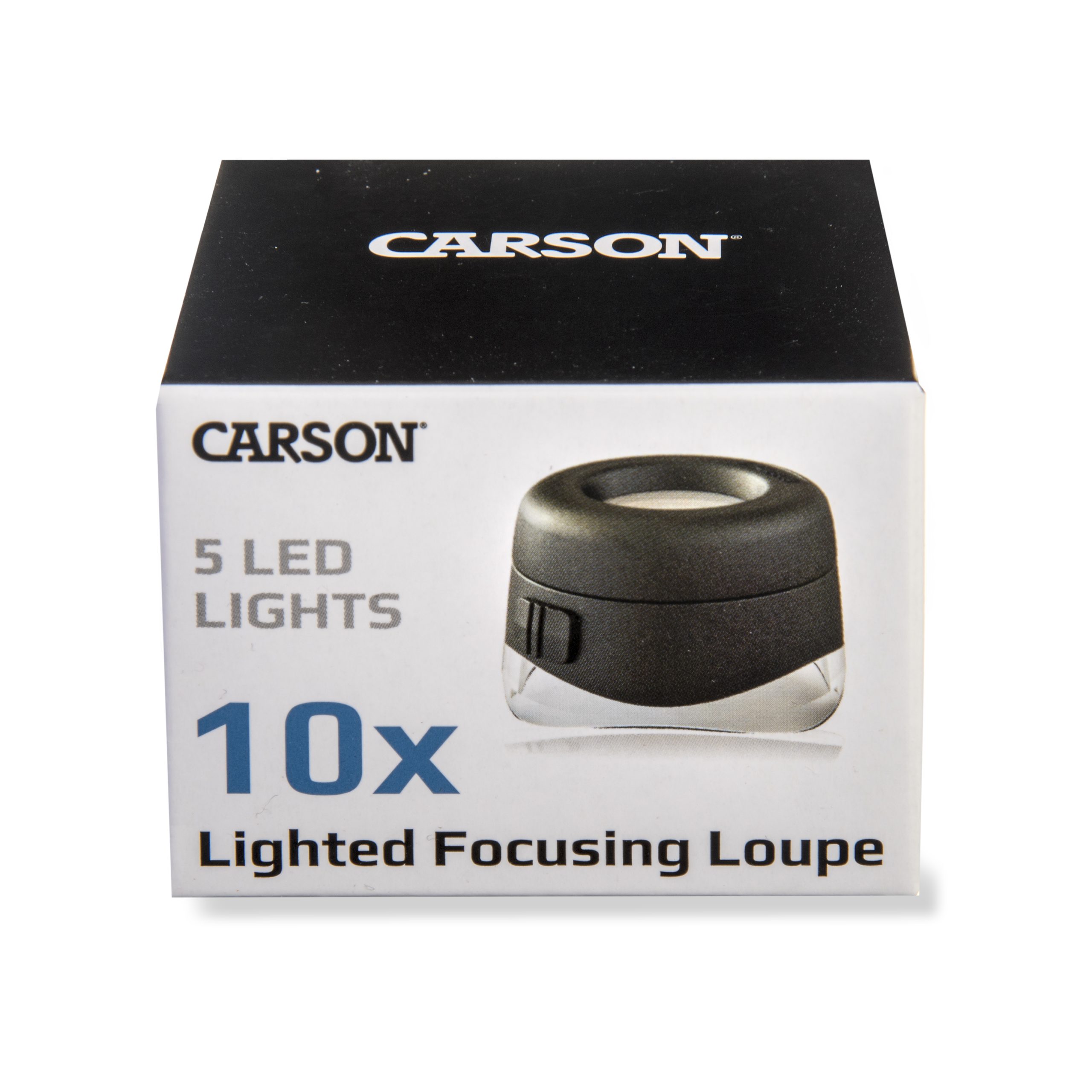 Kính lúp cầm tay có đèn Carson LH-50 (10x) (Hàng chính hãng)