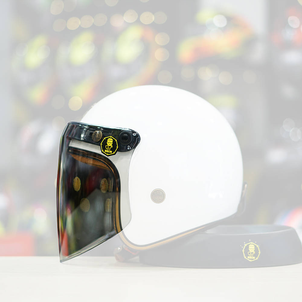 Kính chắn cho mũ bảo hiểm 3/4 Eagle Thẳng - Helmets 4U