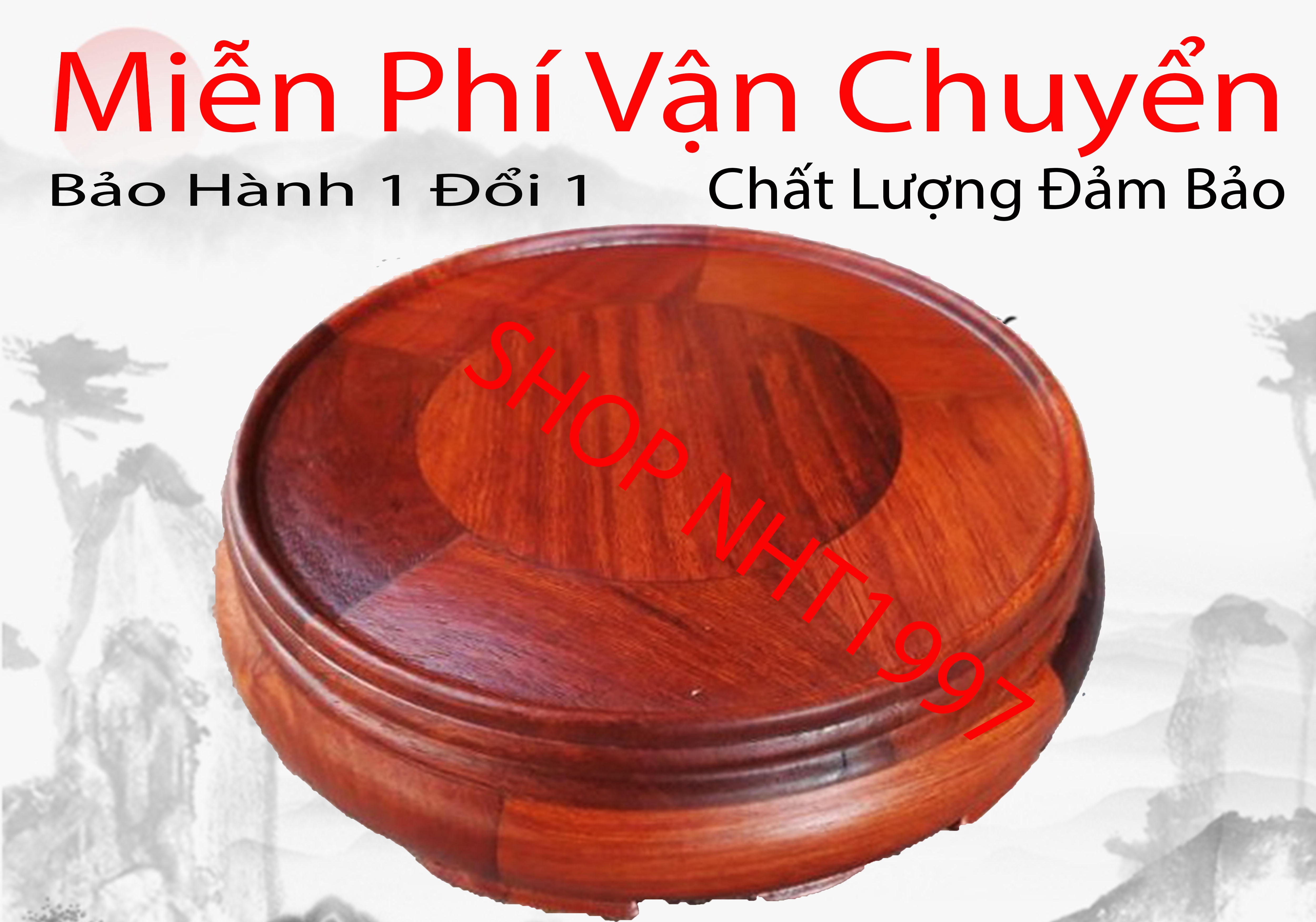 Kỷ tròn bẹt đế tròn không chân đế bát hương cao 6cm