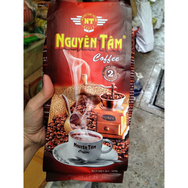 Gói 500g cà phê nguyên tâm số 2
