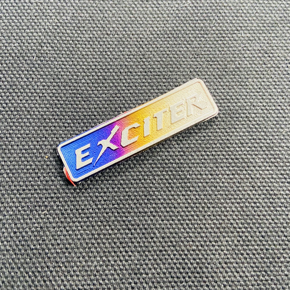 [HCM][CORONA TITAN 3D] TEM TITAN TRANG TRÍ XE EXCITER 3D SẮC NÉT KEO 3M SIÊU DÍNH (1 TEM MINI)