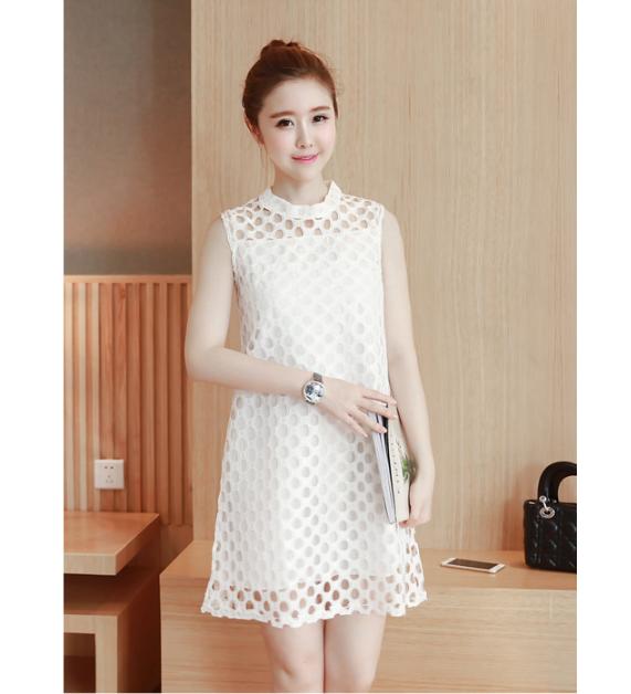 Đầm Ren Suông Dịu Dàng Sắc Thu