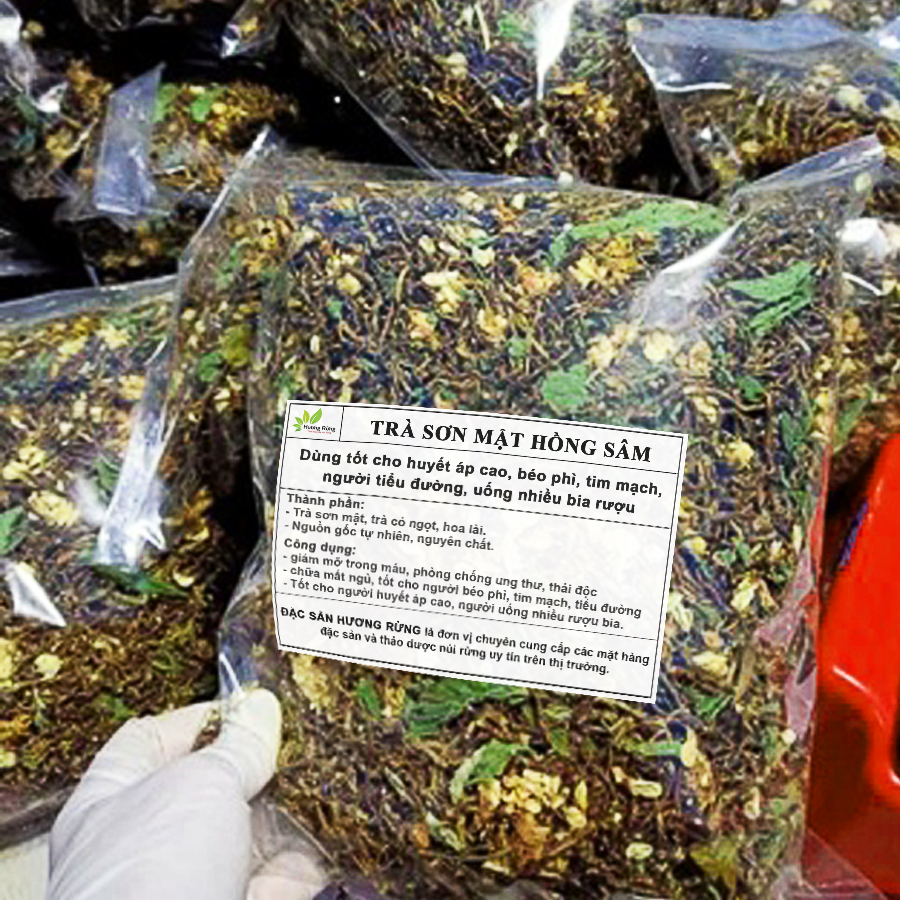 [BÁN CHẠY] Trà sơn mật hồng sâm 1kg loại ngon