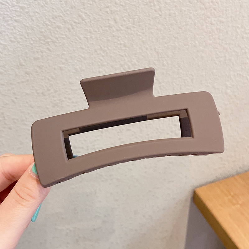 Kẹp tóc càng cua kiểu dáng đơn giản chất liệu acrylic KT01