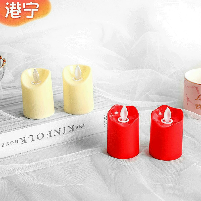 Nến tealight Điện Tử mini,nến sinh nhật trang trí nhiều màu sắc chạy pin M66