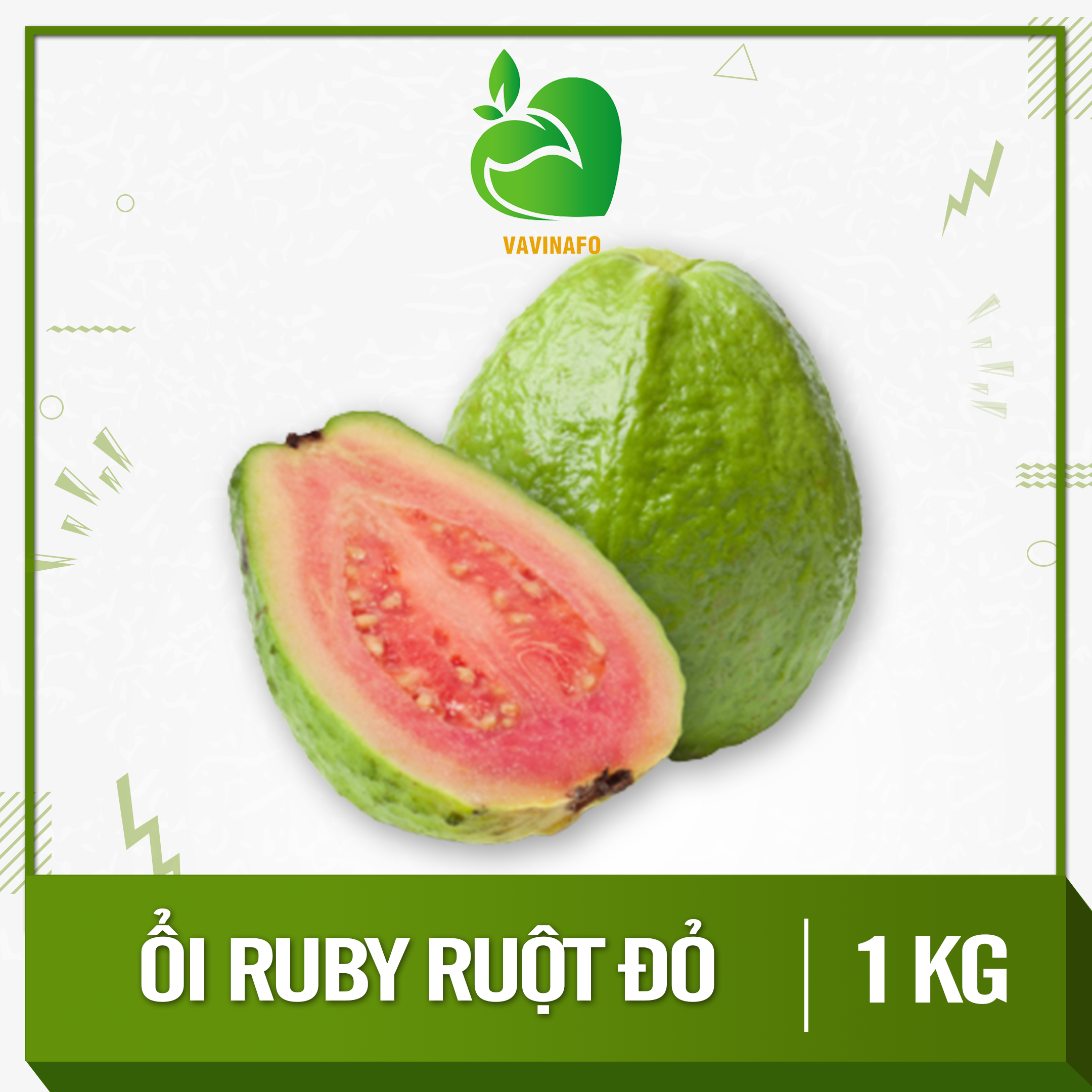 HCM - Ổi ruby ruột đỏ (1 kg) - [Giao nhanh TPHCM]