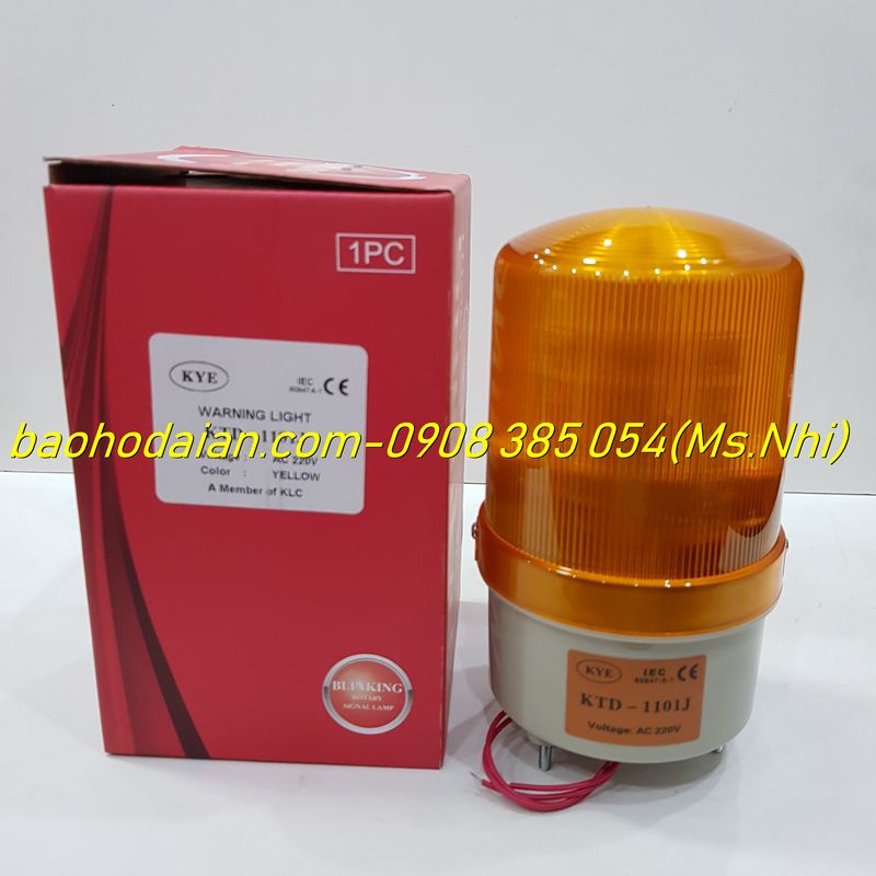 Đèn xoay báo hiệu có còi hú ktd-1101j
