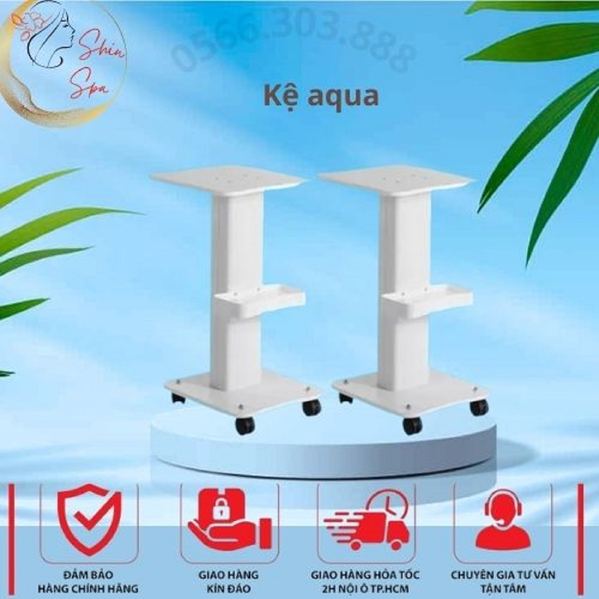 Kệ aqua | kệ để máy spa 5in1 6in1 h202