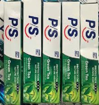 Combo 5 hộp kem đánh răng P/S trà xanh mini 30gr