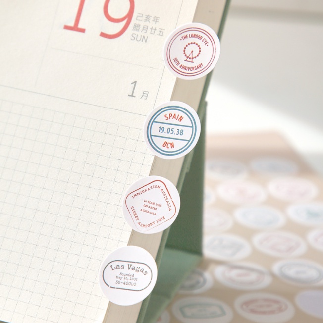 Sticker DOT Infeel.me trang trí sổ tay, planner, scrapbook, ... [064]