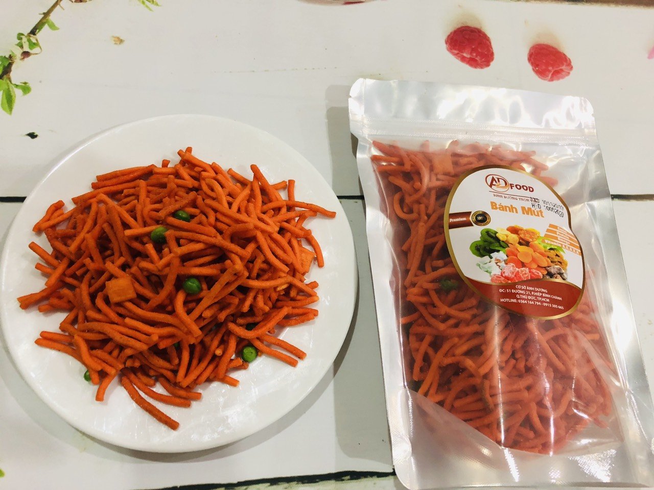 bim bim tăm đậu hà Lan gói 1kg