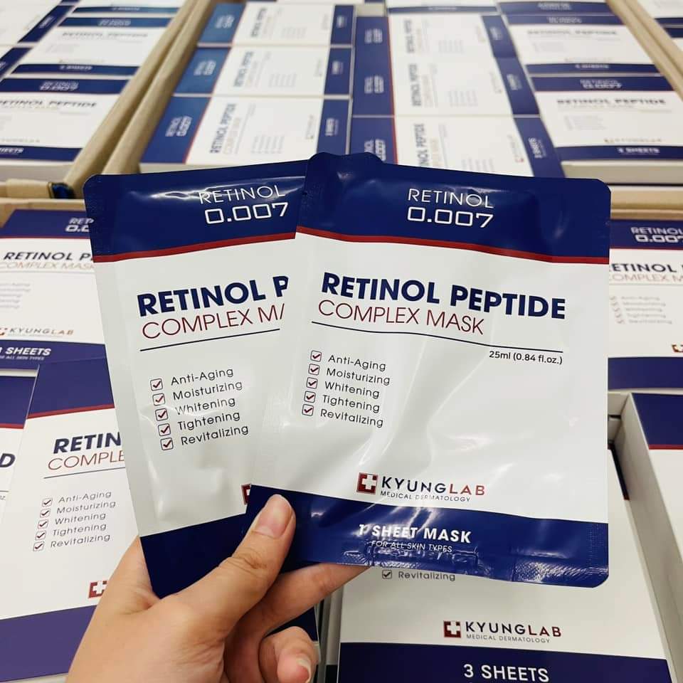 Mặt nạ Retinol KyungLab Peptide Complex Mask hộp 3 miếng