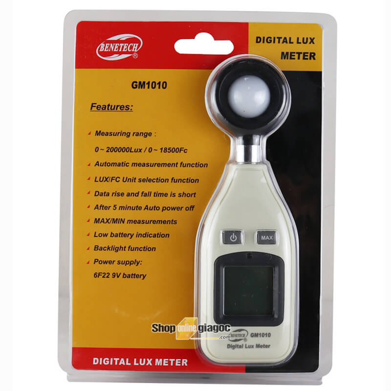 Máy đo cường độ ánh sáng Benetech GM1010