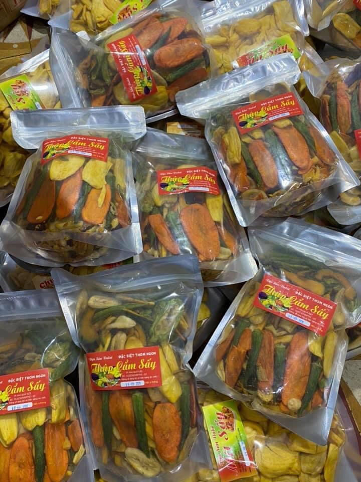 Rau củ Đà Lạt sấy thập cẩm gói 500gr
