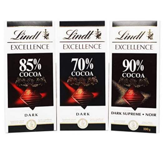 Socola Lindt Excellence 70%,85%,90%Cacao(100g)