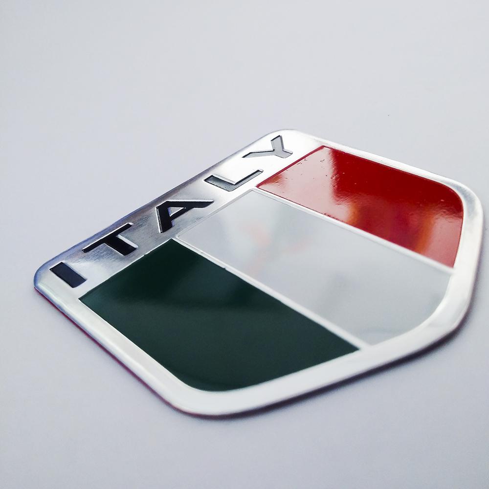 Tem dán xe Nhôm nổi CNC - ITALY 028
