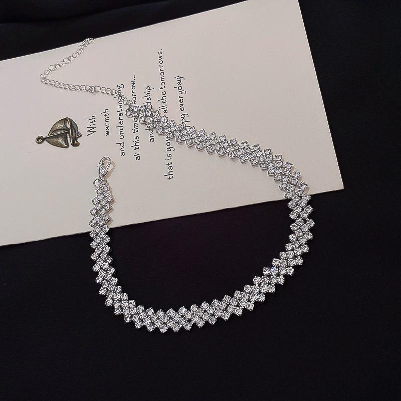 Dây chuyền chocker đá zizac hottrend DC291