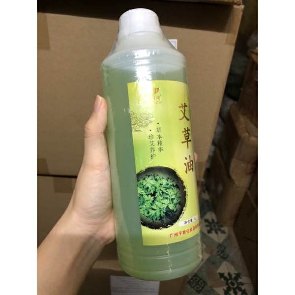 Dầu massage body 1000ml gừng ngải