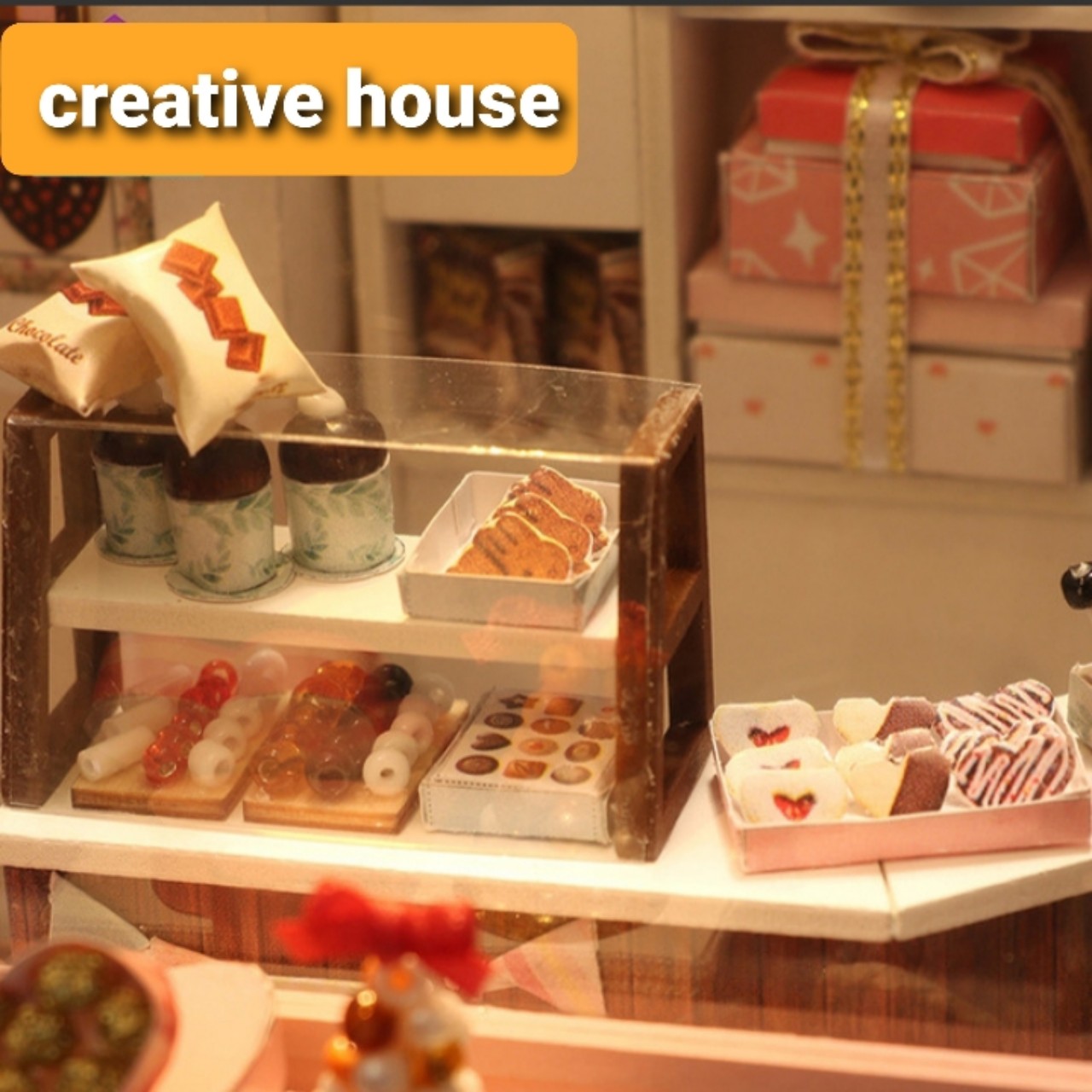 Mô hình nhà gỗ DIY - Tiệm CHOCOLATE