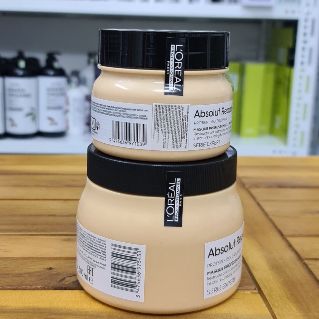 KEM HẤP L'OREAL ABSOLUT REPAIR CHĂM SÓC TÓC HƯ TỔN 250ML - 500ml