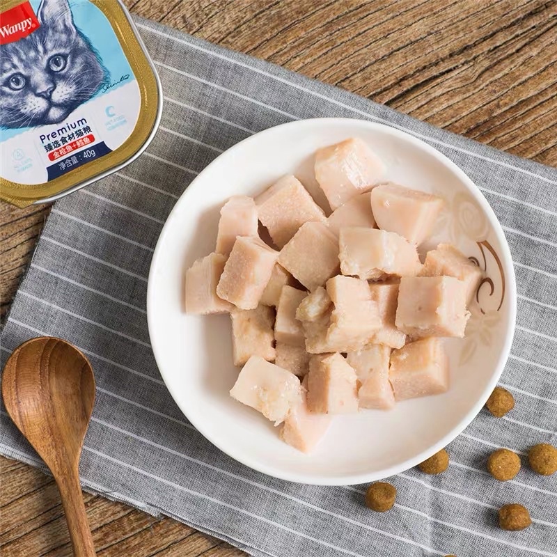 Pate Wanpy Premium Mousse Cho Mèo Hộp 40G