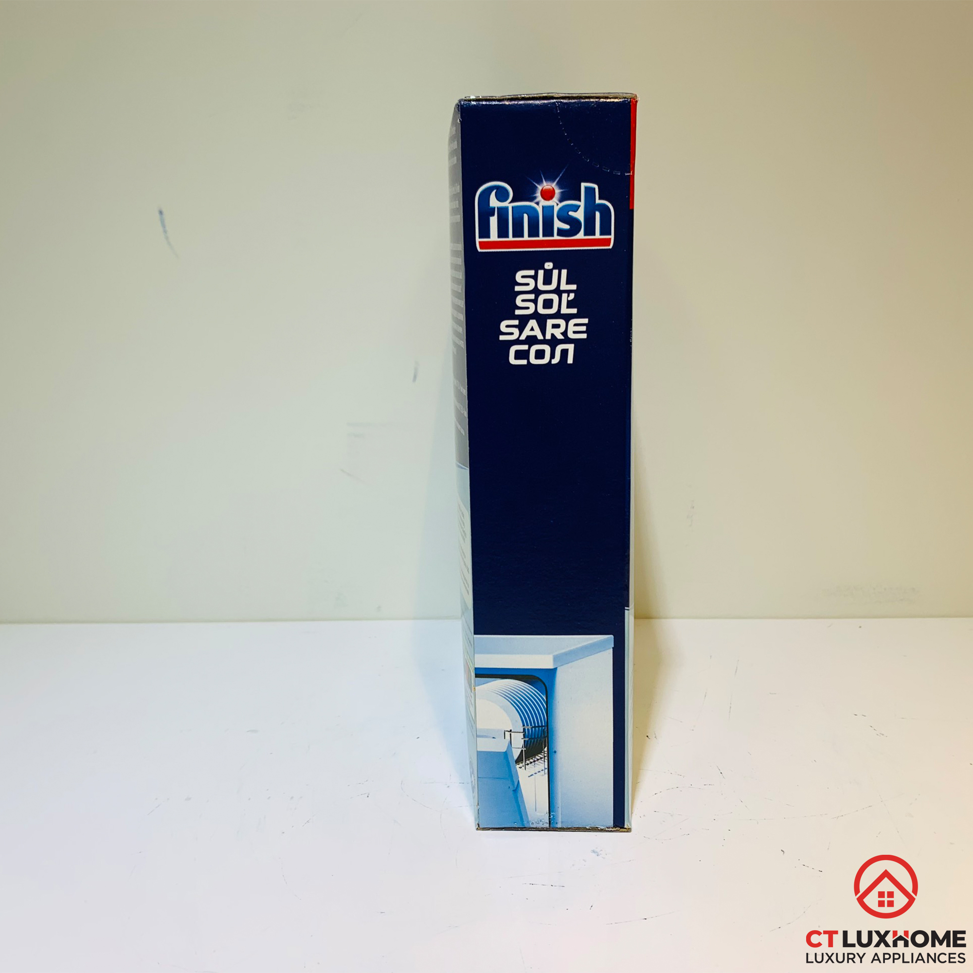 Muối rửa chén bát Finish 1,5kg kèm túi zip