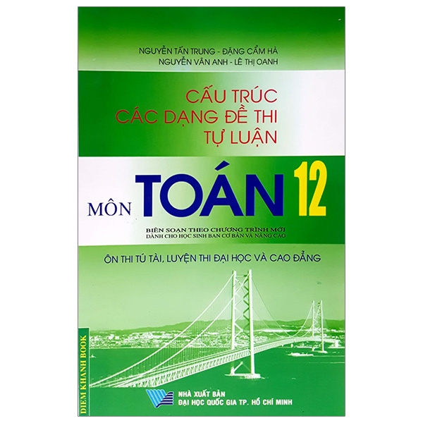 Fahasa - cấu trúc các dạng đề thi tự luận môn toán 12