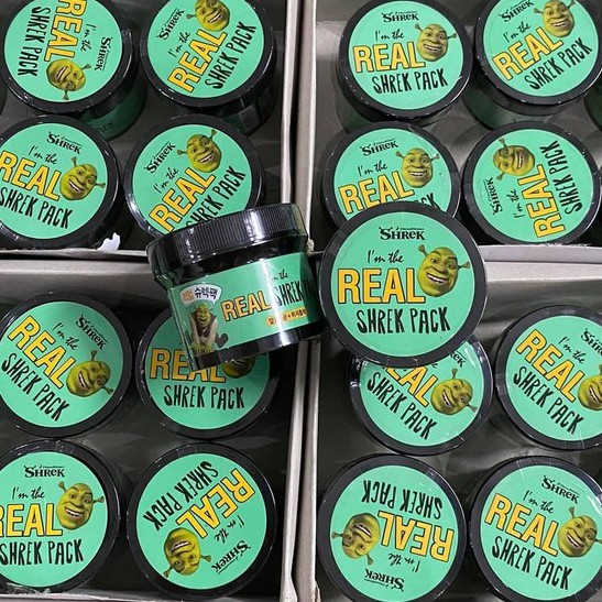 Mặt Nạ Đất Sét Bạc Hà Dreamworks I'm The Real Shrek Pack
