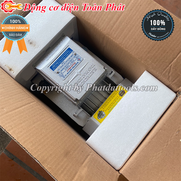 Động cơ điện 1 pha Toàn Phát tốc độ chậm 1.5-3Kw-Bảo hành 12 tháng