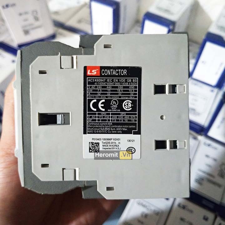 Khởi Động Từ Contactor LS MC 22A (220V)