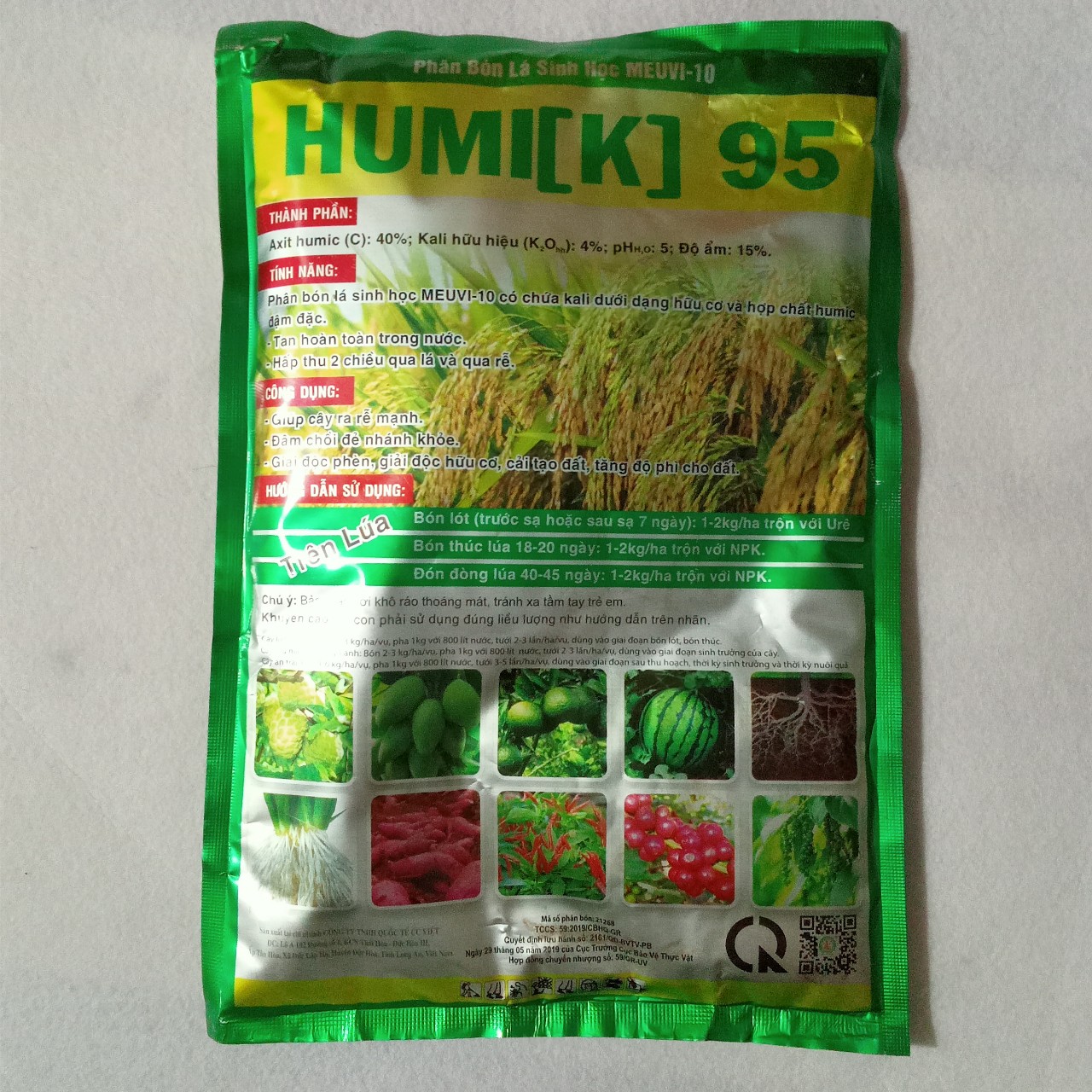 Super Humic - phân bón lá hữu cơ sinh học 3 tốt - Gói 1kg