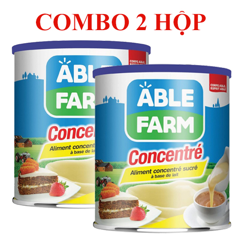 COMBO 2 HỘP Sữa đặc ABLE FARM có đường 1Kg/HỘP Maylaysia