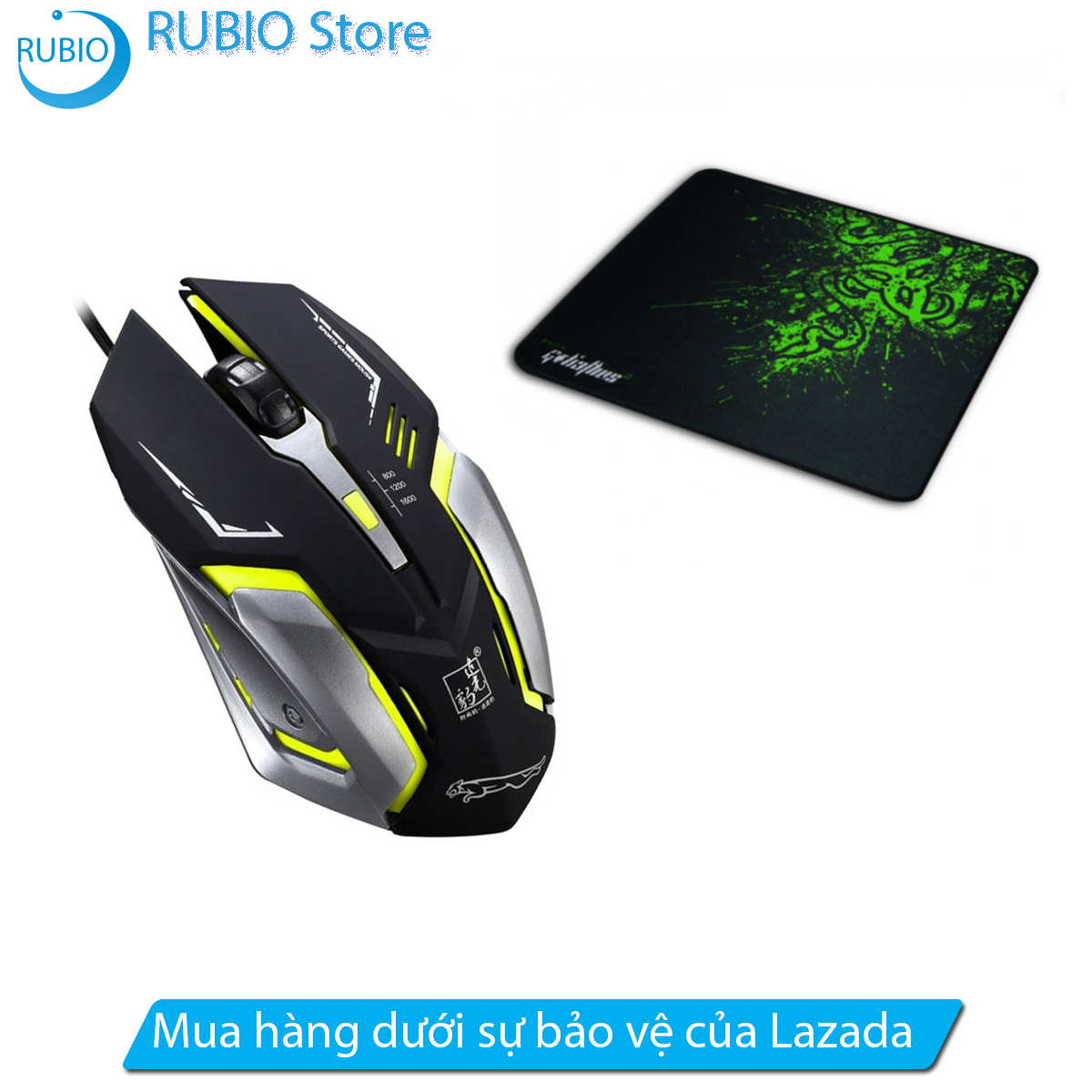 [Tặng lót chuột W3] Chuột K1 chuyên game có led