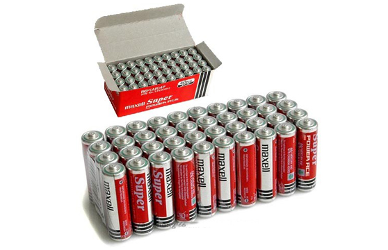 Hộp 40 Viên Pin Tiểu AA Maxell Super 1.5V Cao Cấp (Đỏ)