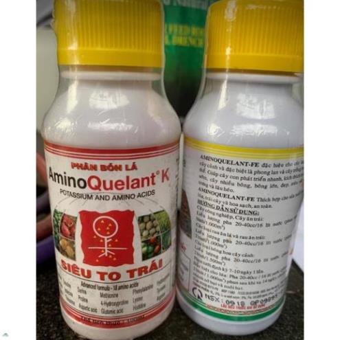 Phân bón lá amino quelant k siêu to trái to củ 100ml amino k