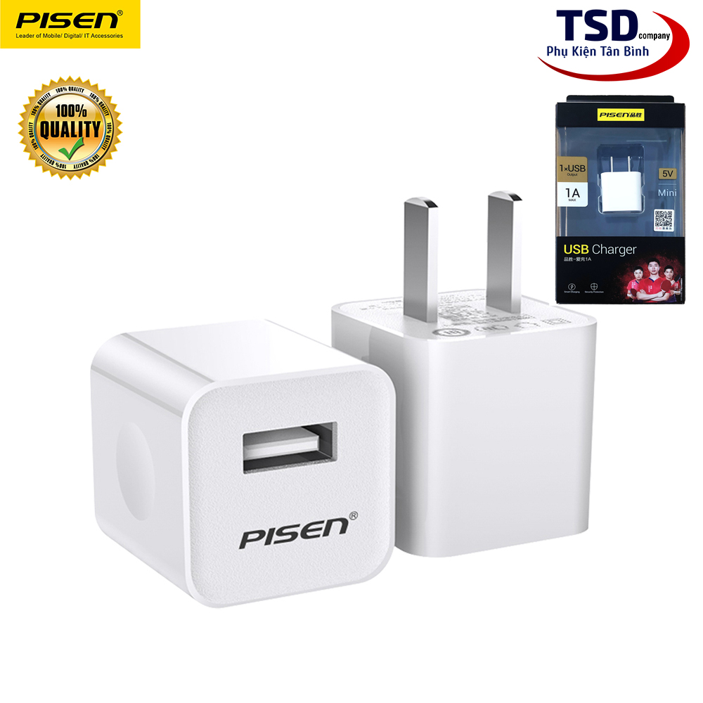 Pisen 1A Charger TS-C051 Standard Edition Smart Protection System