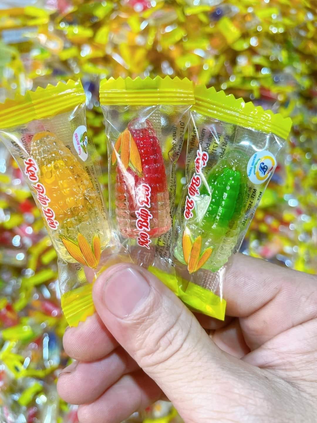 Kẹo dẻo Bắp TRONG CÓ NHÂN TAN CHẢY 500g