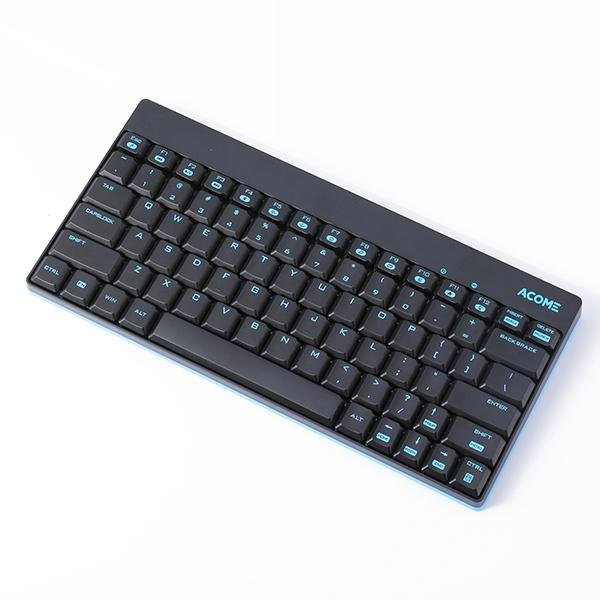 Bộ chuột và bàn phím không dây mini AKM2000 Đen