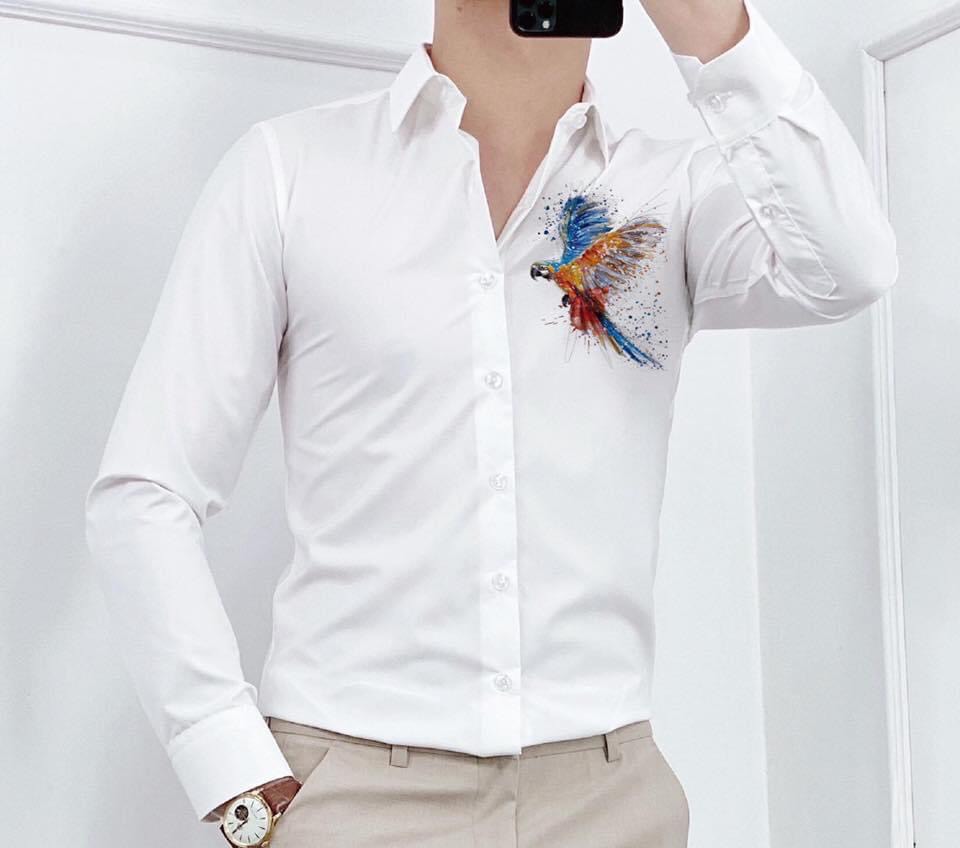 [HCM]Sơ mi nam nữ in 3D phom Hàn Quốc siêu đẹp