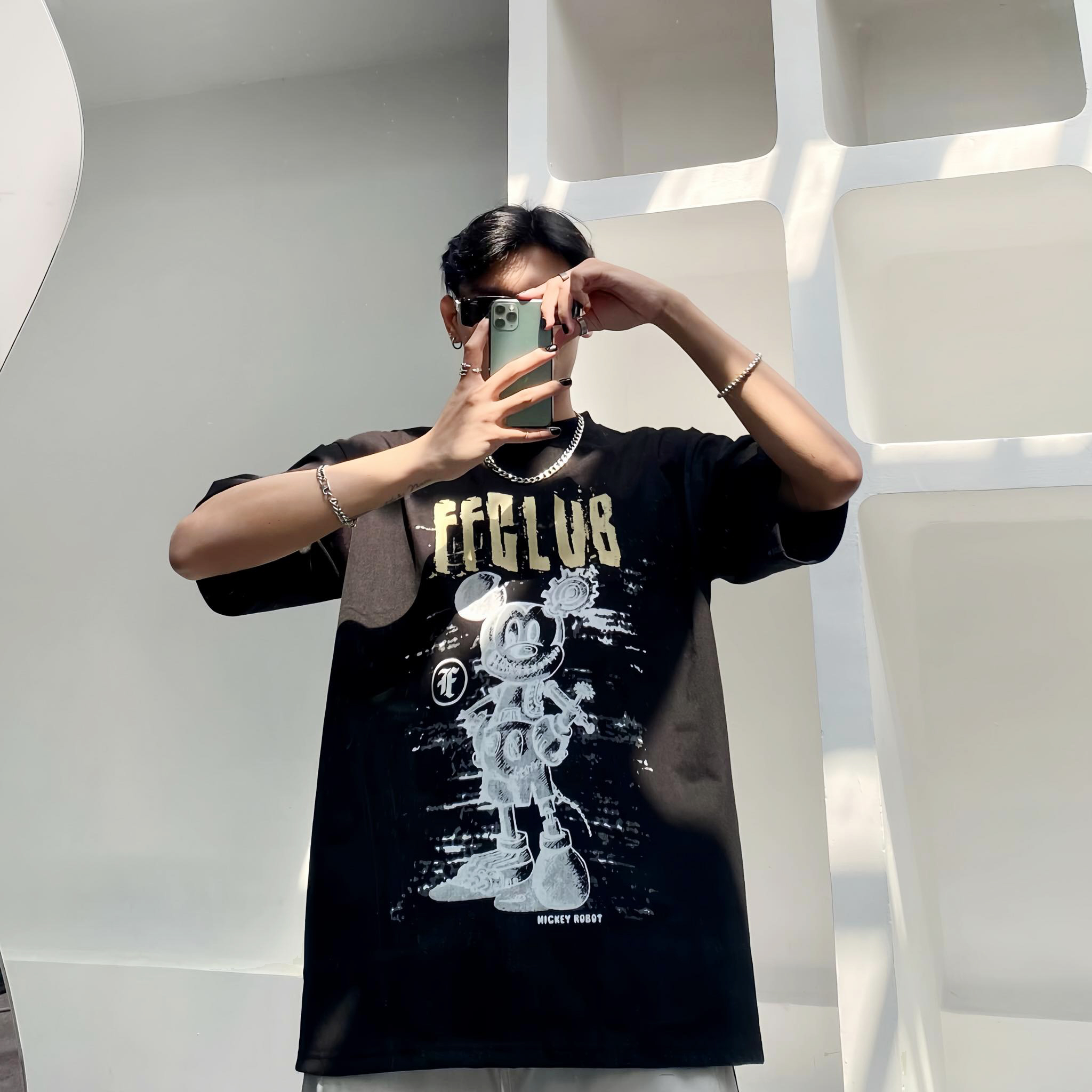ÁO THUN FF ROBOT MICKEY TEE