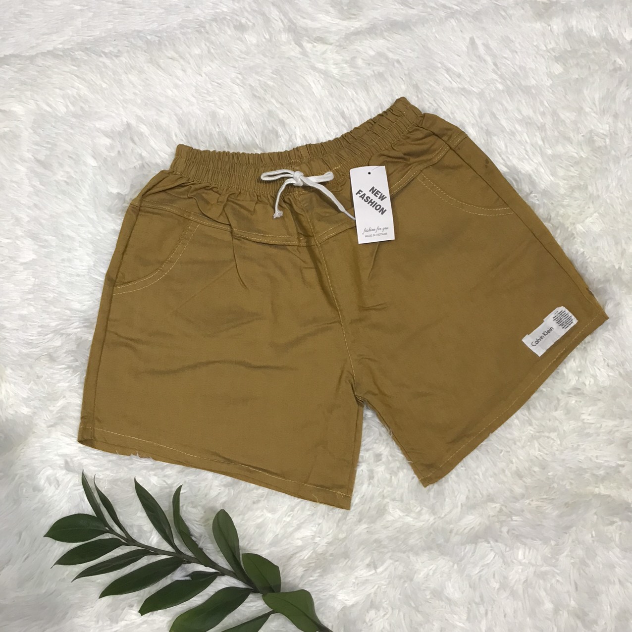 Quần short nữ mặc hè lưng thun co giãn