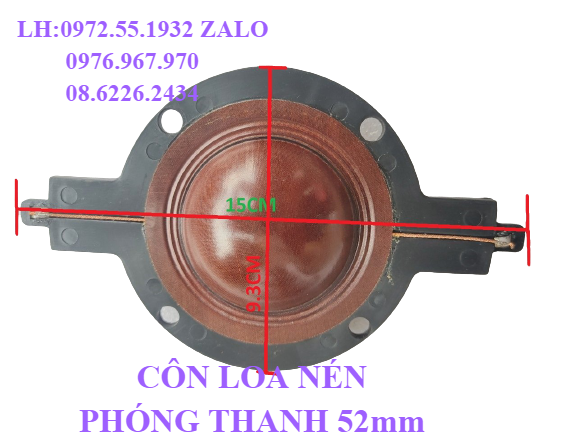 CÔN LOA NÉN 30W- CÔN LOA PHÓNG THANH 52mm