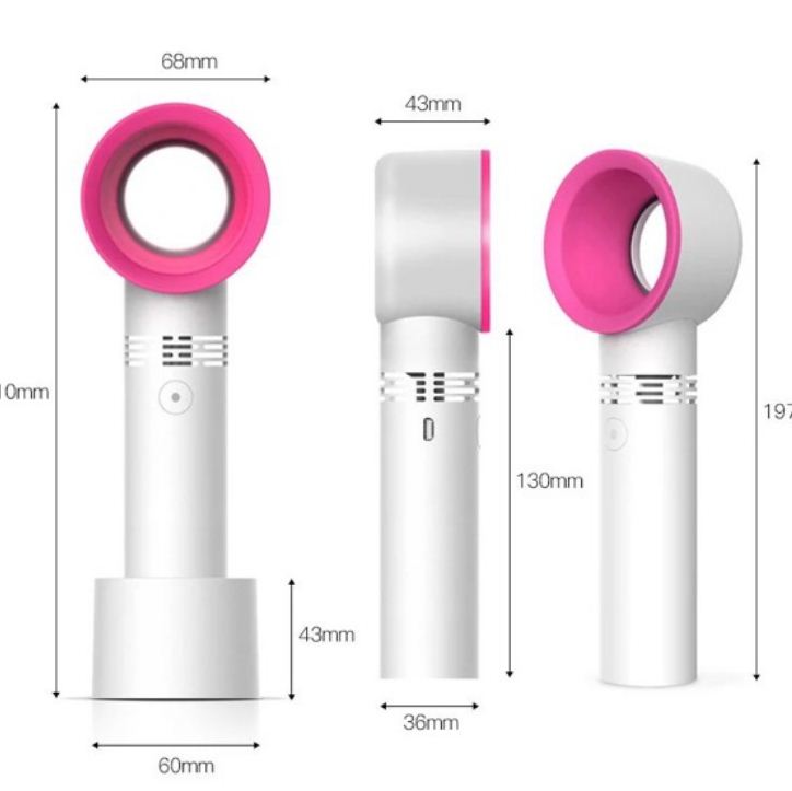 Quạt mini cầm tay không cánh pin sạc