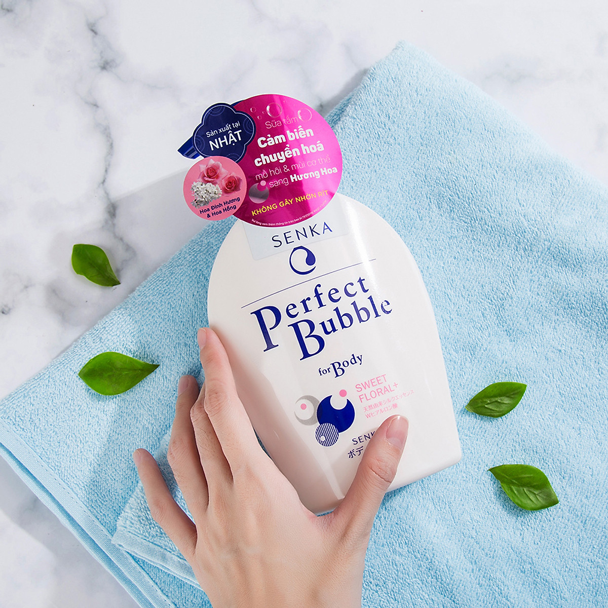 Sữa Tắm Dưỡng Ẩm Senka Perfect Bubble 500ml