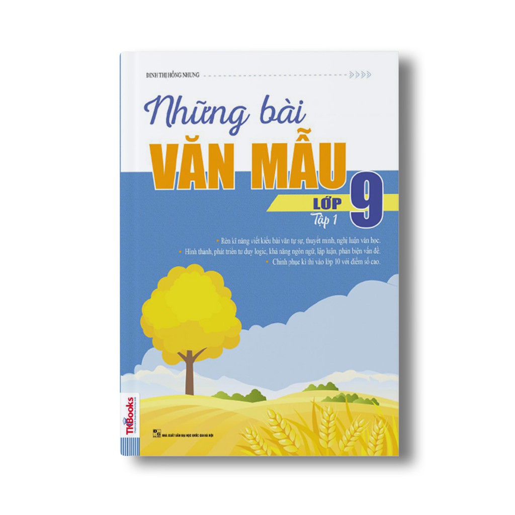 Sách - những bài văn mẫu lớp 9 tập 1 + tặng kèm bút bi
