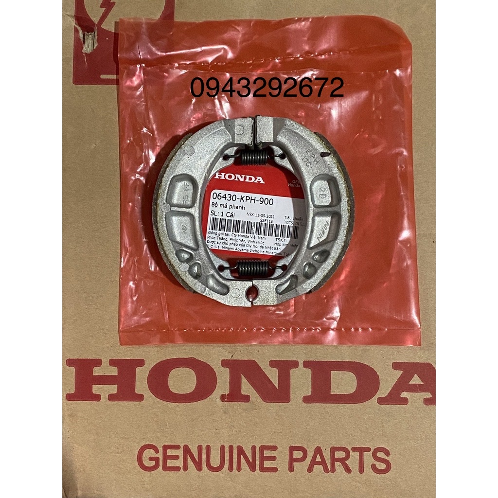 Bộ má phanh Honda Má Thẳng Honda