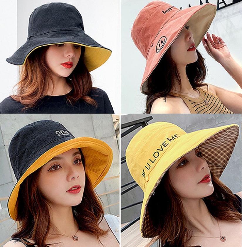 Mũ vành rộng đội 2 mặt
